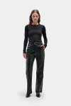 BLONDIE BLACK PANTS WITH METALLIC BUTTONS