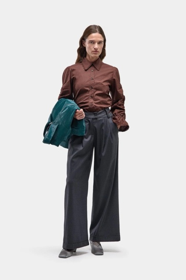 SMITH GREY TAILORED PANTS