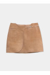 LUANA TAUPE SHORT SKIRT