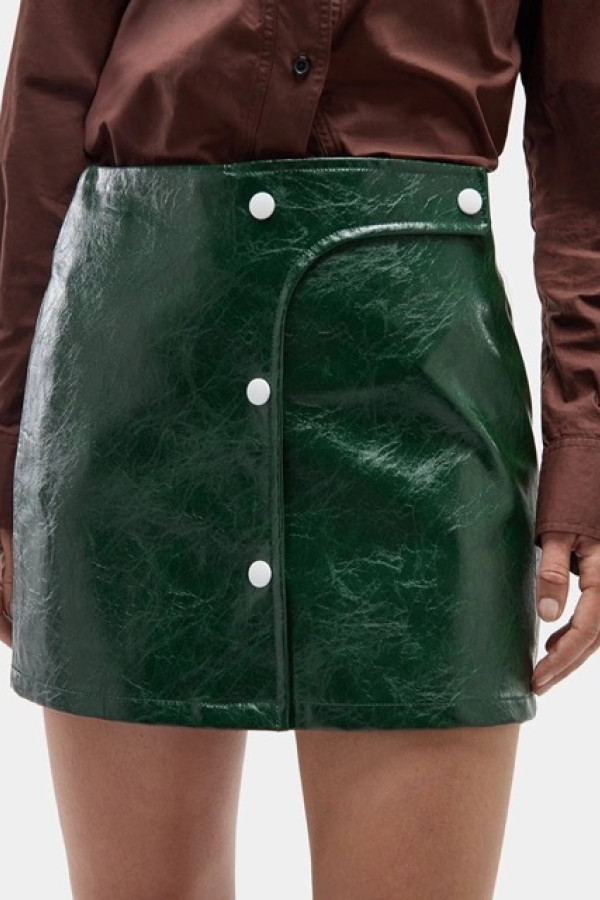 LENA MINI GREEN SKIRT 