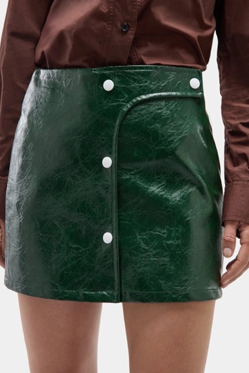 LENA MINI GREEN SKIRT 