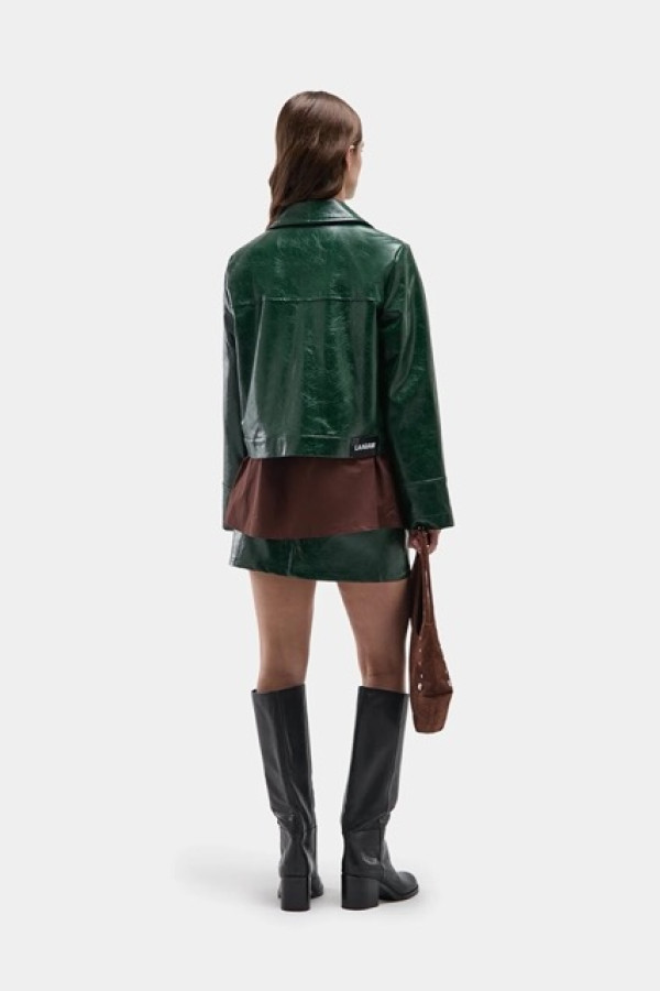 LENA GREEN JACKET SHORT