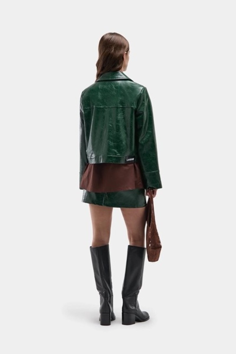 LENA GREEN JACKET SHORT