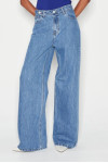 DENIM CREW TROUSERS BLUE