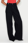 DENIM CREW TROUSERS BLACK