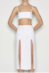 COCO NIGHT SKIRT AND TOP WHITE