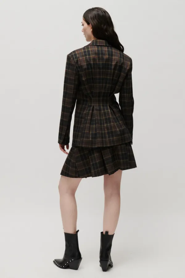 Matilda Check Skirt – Java Check