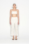 GELATO ECRU TROUSERS AND TOP