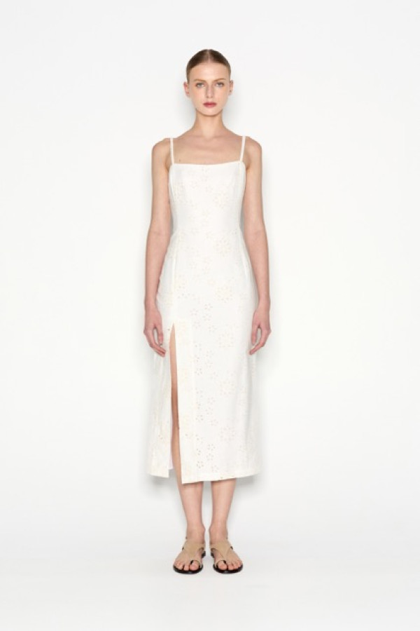 GELATO DRESS WHITE