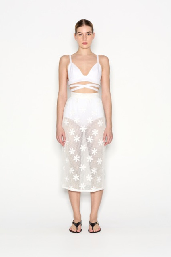 MARGARITA SKIRT WHITE
