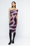 PRINT MIDI DRESS