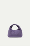 PURPLE CORDUROY BIG SHOULDER BAG