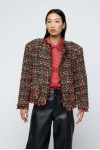 MULTICOLOURED TWEED JACKET