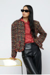 MULTICOLOURED TWEED JACKET