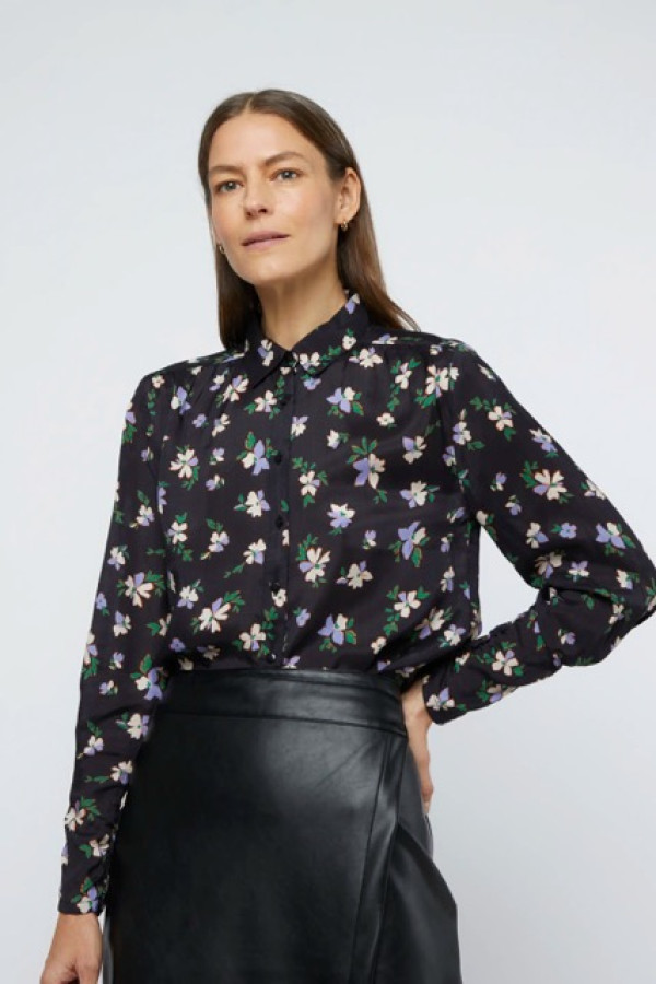 ANEMONA FLORAL FLOWING PRINT SHIRT