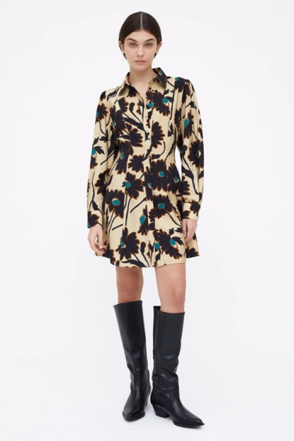 GIARDINA FLORAL PRINT DRESS