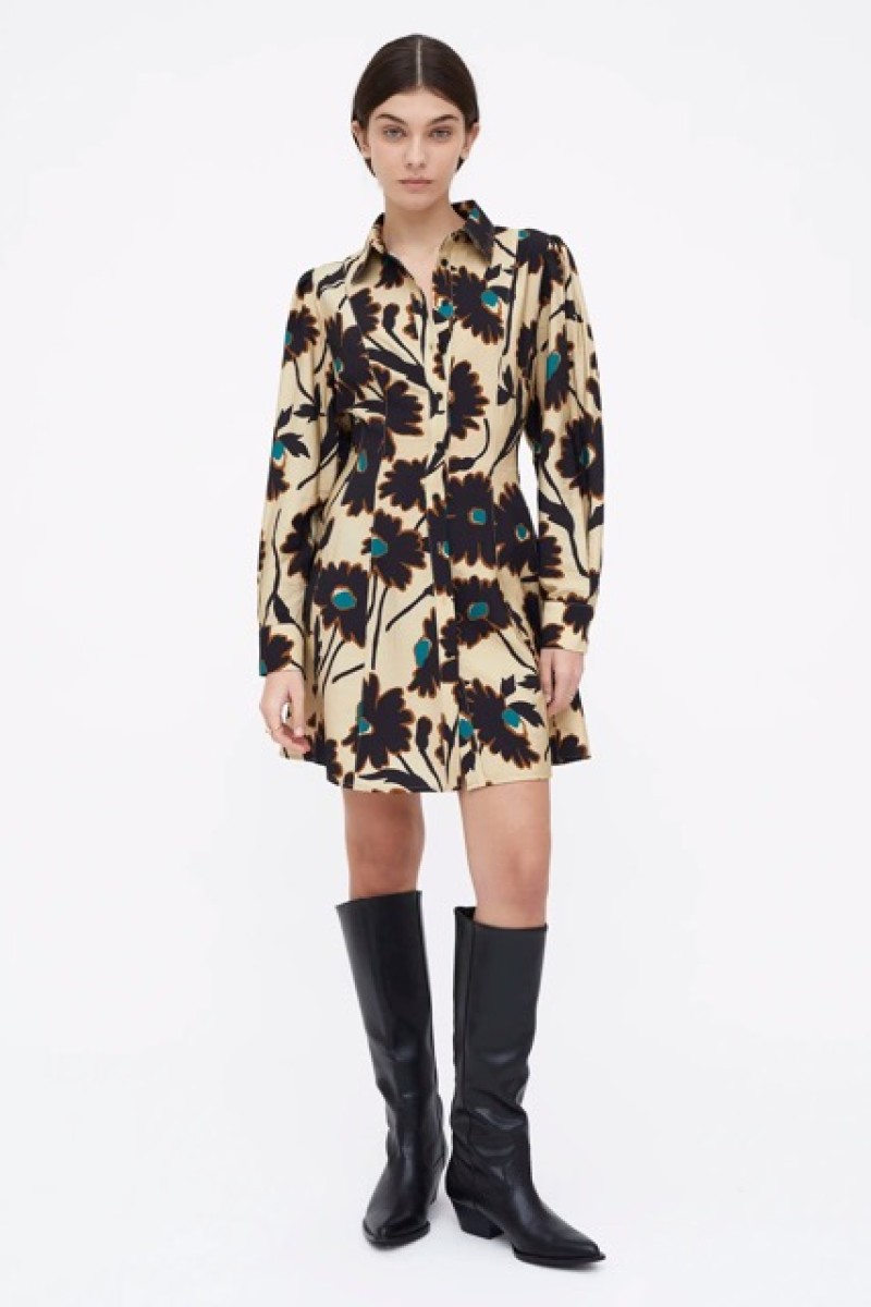 GIARDINA FLORAL PRINT DRESS