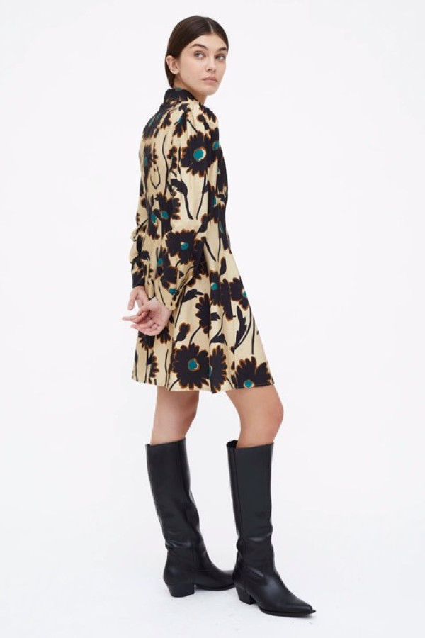 GIARDINA FLORAL PRINT DRESS