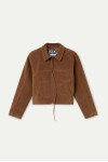 CAMEL SUEDE JACKET