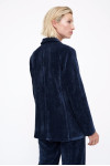 NAVY BLUE VELVET CORDUROY BLAZER
