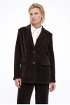 BROWN VELVET CORDUROY BLAZER
