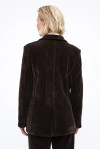 BROWN VELVET CORDUROY BLAZER
