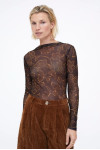 MUSTARD FLOWER PRINT TOP