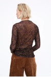 MUSTARD FLOWER PRINT TOP