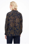MUSTARD FLOWER PRINT FLUID SHIRT