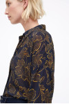MUSTARD FLORAL PRINT SHIRT