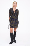 MUSTARD FLOWER PRINT DRESS