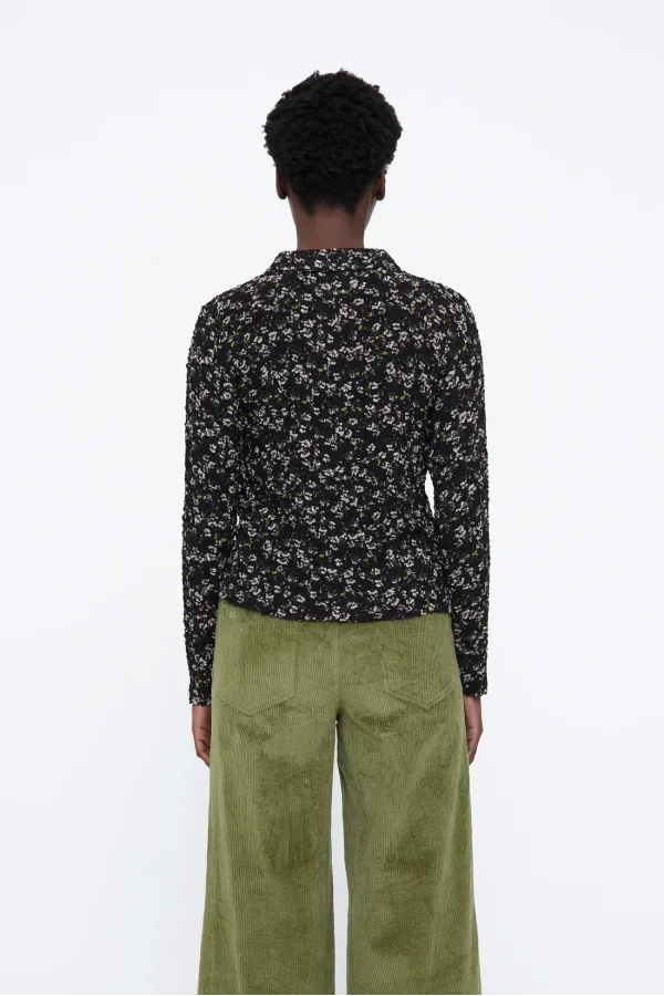 Πουκάμισο με Floral Print σε Πράσινο