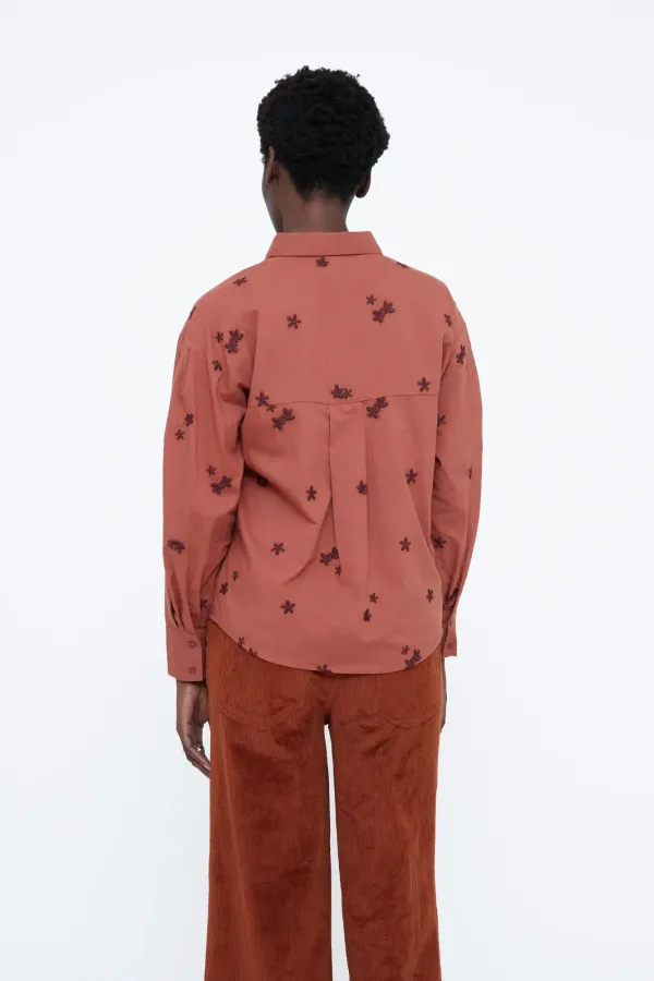 Πουκάμισο με Almond Flower Print