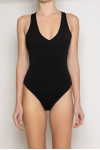 ALINA COTTON BODYSUIT BLACK