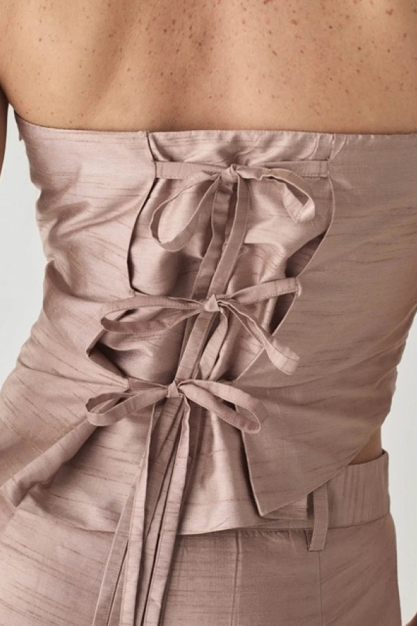 AMELIE SAND TEXTURED PANTS & SAND TEXTURED TOP
