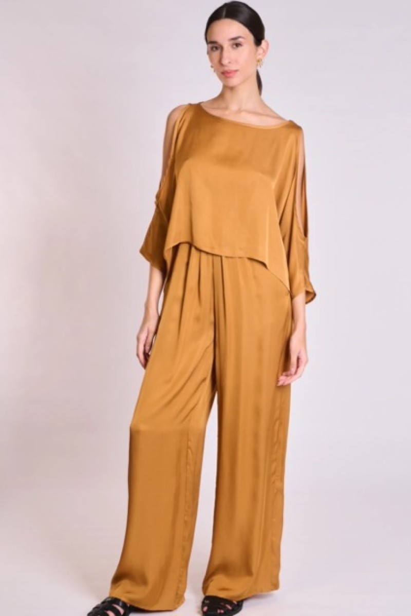 BLOSSOM SATEN PANTS