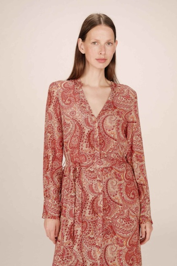 LONG DRESS TERRACOTTA SOURCE