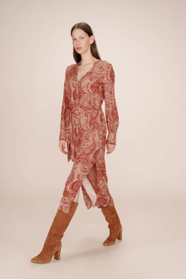 LONG DRESS TERRACOTTA SOURCE