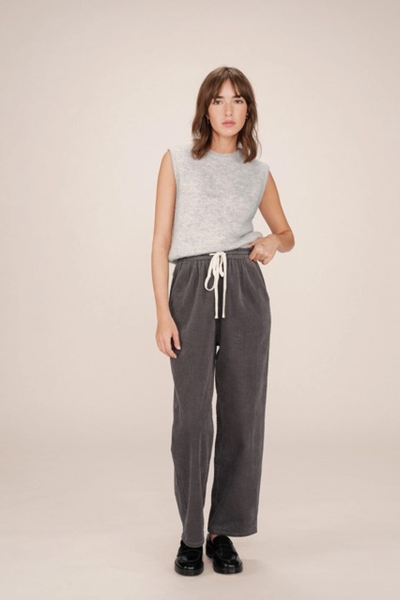 CORDUROY TROUSERS CARBONE LIBERTY
