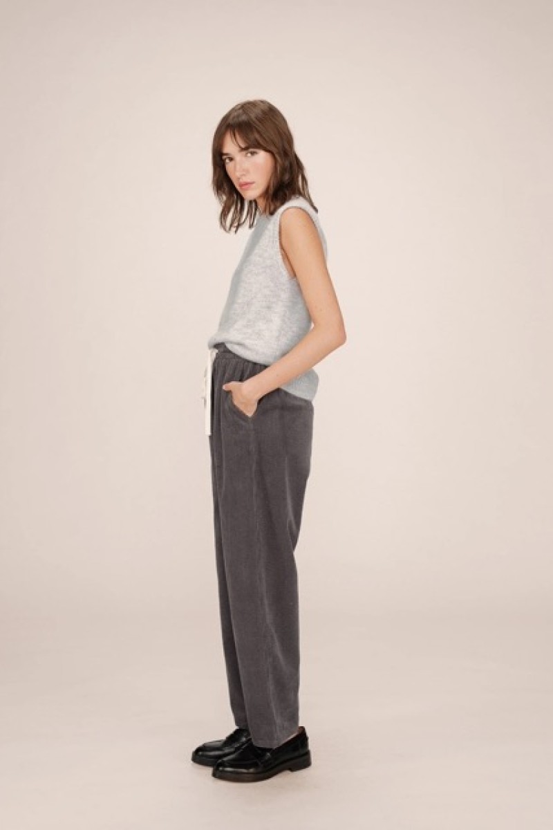 CORDUROY TROUSERS CARBONE LIBERTY