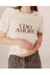 PRINTED T-SHIRT IVOIRE SOFT