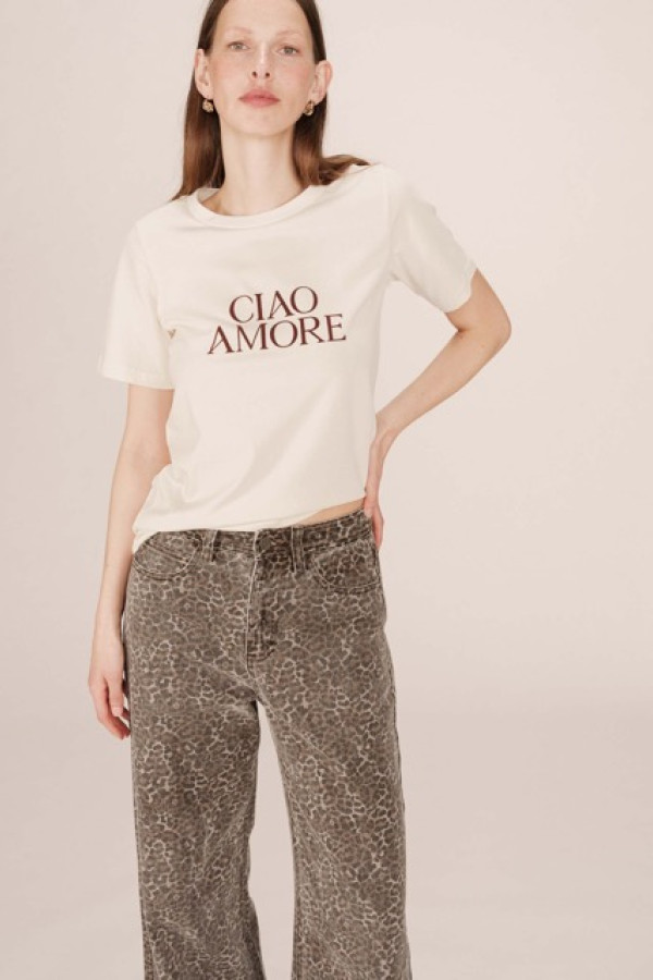 PRINTED T-SHIRT IVOIRE SOFT