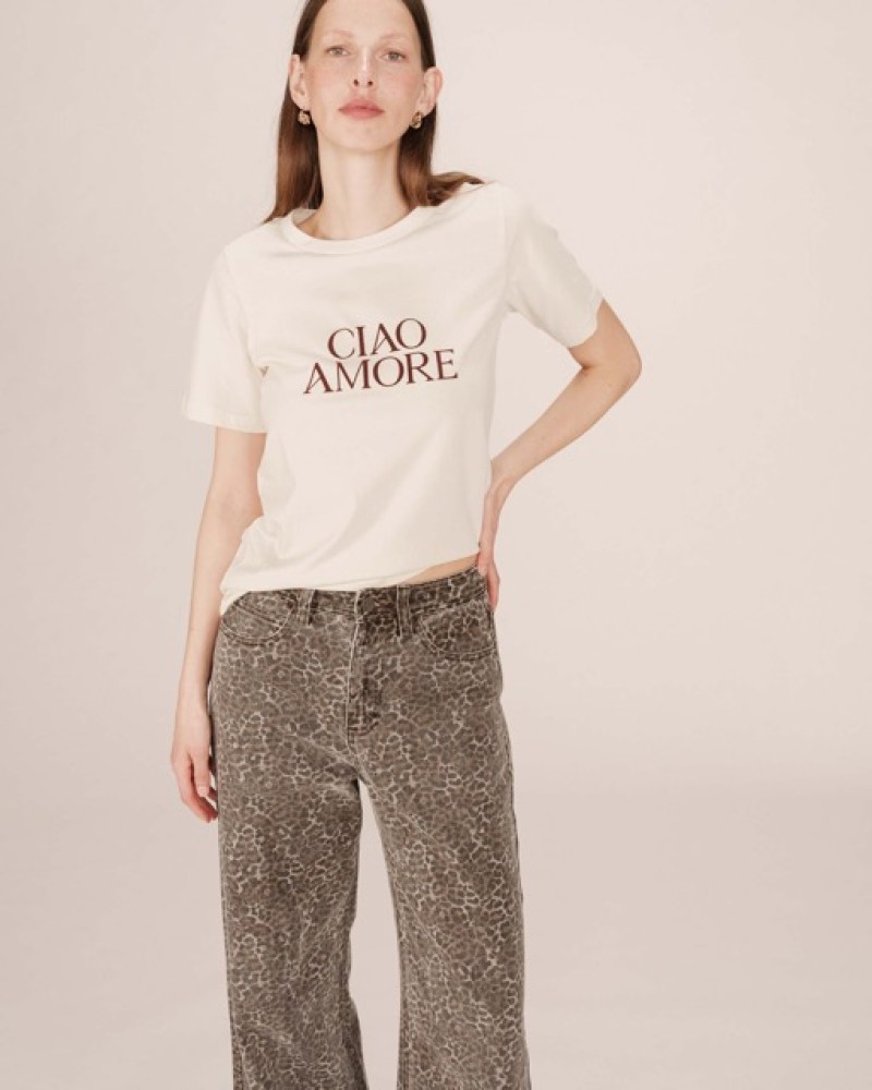 PRINTED T-SHIRT IVOIRE SOFT