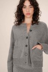 OVERSIZED CARDIGAN GRIS SANSON