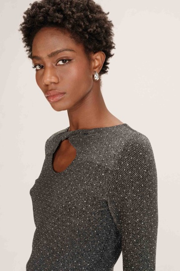 REVERSIBLE TOP SILVER TIMOTHEE