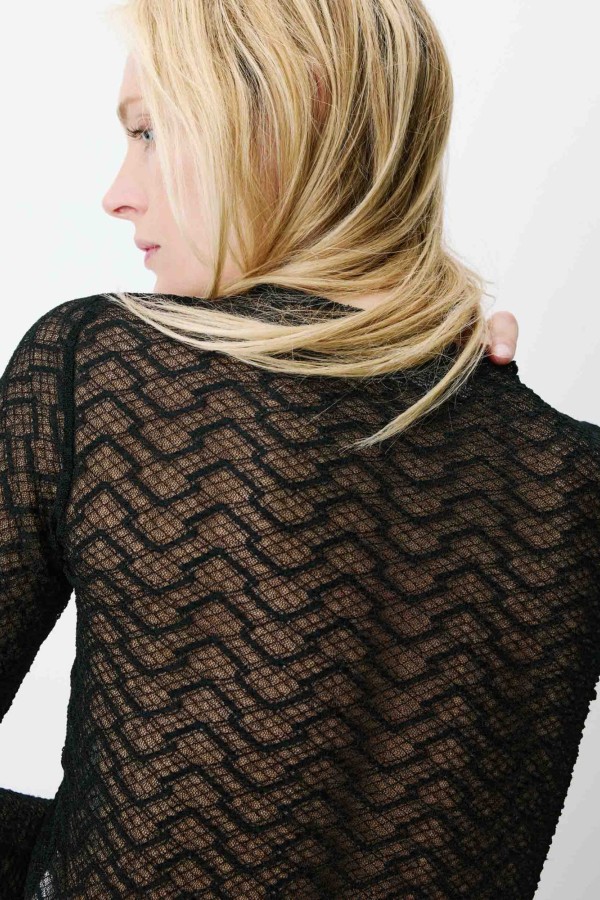 Aube Lace Top - Μαύρο