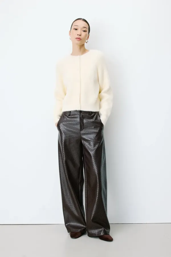 Aleron Buttoned Cardigan - Βανίλια