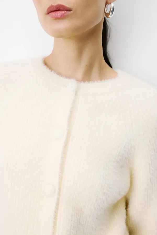 Aleron Buttoned Cardigan - Βανίλια