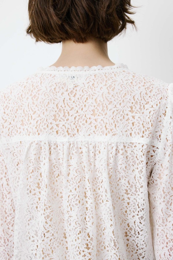 Aurora Lace Blouse - Ιβουάρ