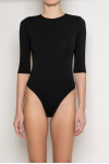 HARPER COTTON BODYSUIT BLACK
